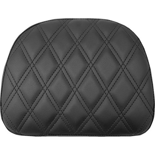 Saddlemen #061143 - Touring Sissy Bar Pad - Black - Lattice Stitch - Indian '14-'22