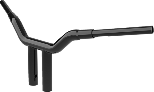LA Choppers Handlebar - One-Piece Kagefighter - 10" x 1-1/2" - Black (#LA-7343-10B)