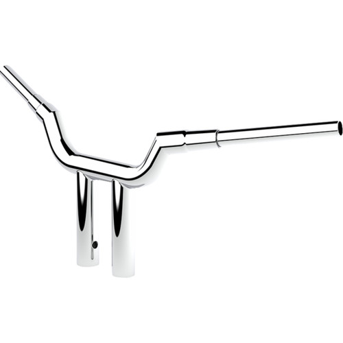 LA Choppers #LA-7344-10 - Valley T-Bar - 10" - Chrome