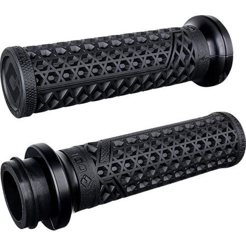 ODI #V31VHCWB-MB - Vans Harley Davidson Grips - Cable - Black/Black