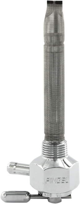 Hex Fuel Valve - Chrome - 3/8" NPT