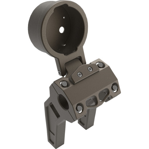 LA Choppers #LA-7397-01Z - Gauge Mount - Single - Bronze - Dyna