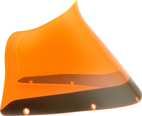 Klock Werks #KWW-02-0608 - Kolor Flare Windshield - 9" - Orange Ice - FXRP