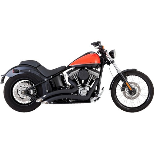 Vance & Hines #46079 - 2-into-2 Big Radius Exhaust System - Matte Black