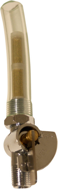 Petcock with Indicator and Locknut - 1/4" X 1/4"