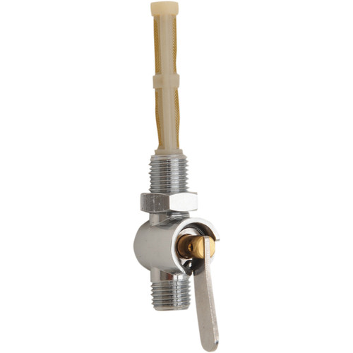 Emgo #43-67183 - British-Style Fuel Petcock with Filter - 1/4"