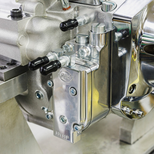 S&S Cycle #310-1160 - V124 Long Block Engine - Chrome/Natural - Big Twin | Custom Chasis w/Alternator-Style Primary