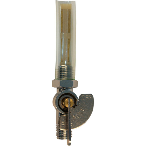 Emgo #43-67185 - British-Style Fuel Petcock with Indicator - 1/4"
