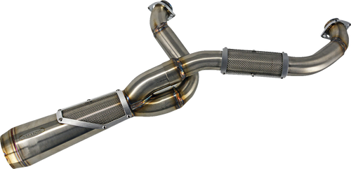 Trask #TM-5131 - 2-into-1 Big Sexy Exhaust System - Natural