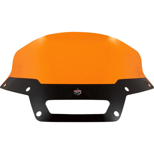 Klock Werks #KWW-02-0623 - Kolor Flare® Windshield - 6" - Orange - '22-'25 FXLRST