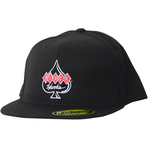 Klock Werks #KWA-CTR LOGO -L|XL - Flexfit® Hat - Black - Large/XL