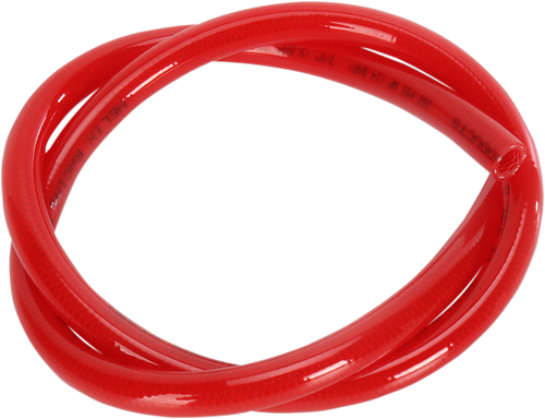 High-Pressure Fuel Line - Red - 3/8" - 3