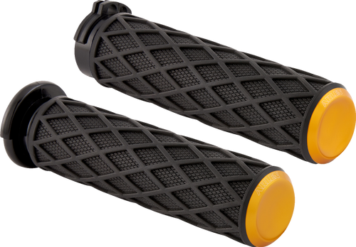 Arlen Ness #500-014 Diamond Grip - Cable - Gold