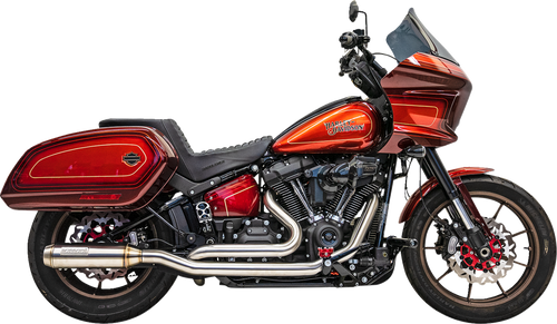 Bassani Xhaust #1S97SS - True Dual Performance Exhaust System with 4" Muffler - Stainless Steel