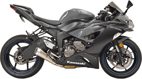 Bassani Xhaust #5Z627 - ZX-6R Slip-On - Stainless Steel