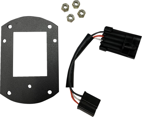 Custom Dynamics #CD-LRST-HL-KIT - Mounting Kit - Headlight - Satin Black - FXLRST