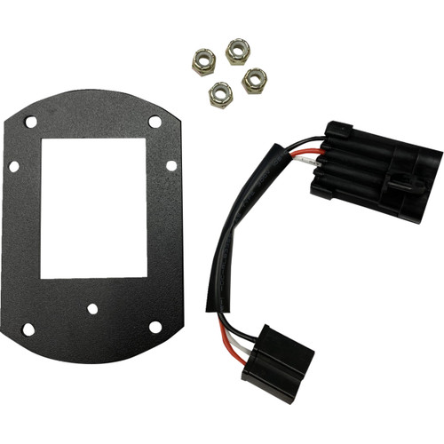 Custom Dynamics #CD-LRST-HL-KIT - Mounting Kit - Headlight - Satin Black - FXLRST