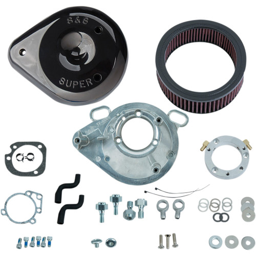S&S Cycle #170-0304B - Teardrop Air Cleaner - Gloss Black