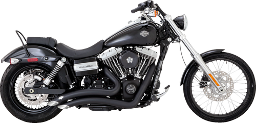 Vance & Hines #46081 - 2-into-2 Big Radius Exhaust System - Matte Black