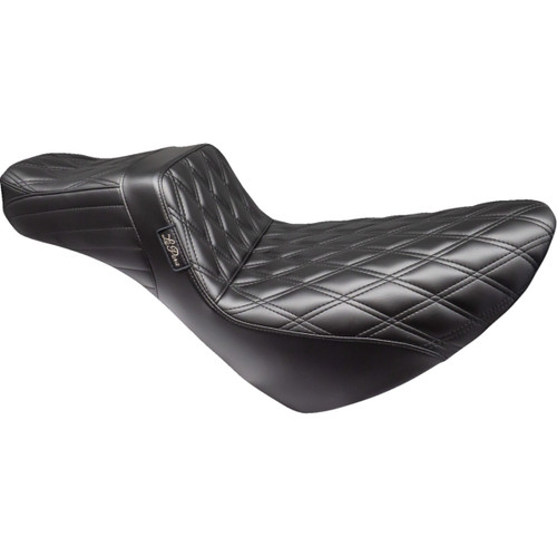 LE Pera #LYR-580DLDD - Tailwhip Daddy Long Legs Low Rider Seat - Double Diamond - Black - FL/FX '18-'24