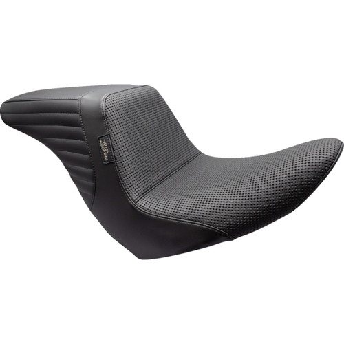 LE Pera #LYRU-590BW - Kickflip Up Front Seat - Basketweave - Black - FL/FX '18-'24