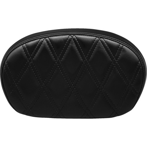 LE Pera #L-SBP02DD-SH - Sissy Bar Pad - Medium - Double Diamond - Shiny Black