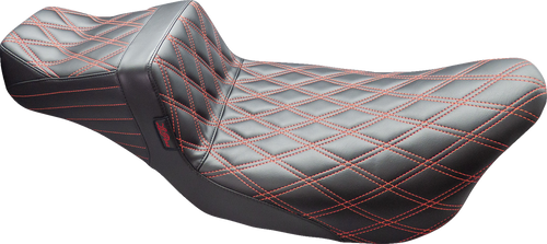 Le Pera #LK-587DLDD-RED - Tailwhip Daddy Long Legs Seat - Double Diamond w/ Red Thread - FL '08-'24