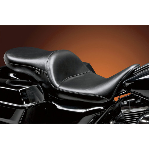 LE Pera #LK-957S - Maverick Seat - without Backrest - Smooth - Black - FL '08-'23