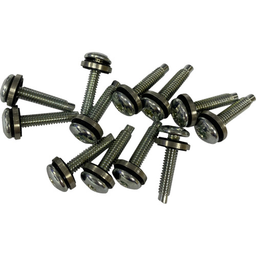 Drag Specialties - Mounting Kit - Fuel Pump Top Plate - Torx - Button-Head with Seal Washer - 3/4" - 12 Pack