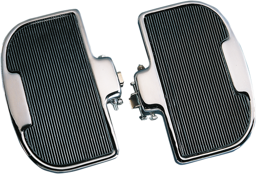 Drag Specialties Passenger Floorboards - Black/Chrome - GL1000/1100