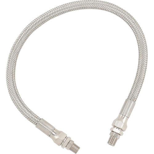 Drag Specialties - Universal Oil Line - Stainless Steel - 17"
