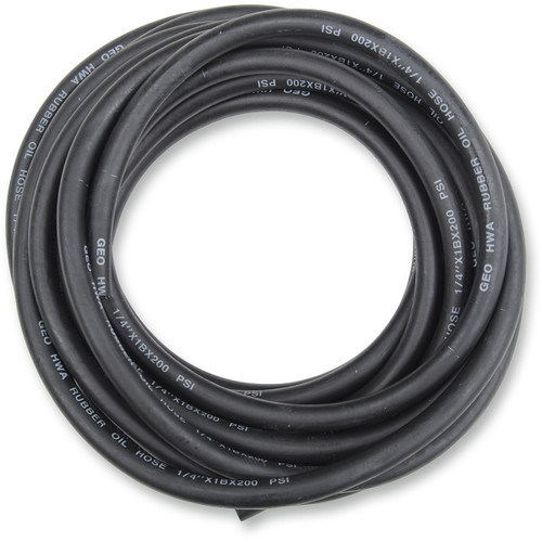 Emgo #14-03721 - Oil/Fuel Line - Black - 5/16" x 25'