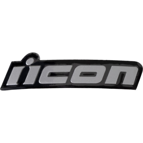Icon - Domain™ Metallic Badge - Silver