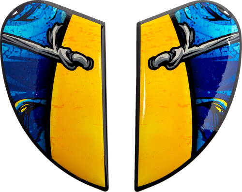 Icon Airform Side Plates - Brozak - Blue