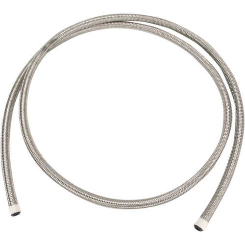 Goodridge #202-06-10 - Braided Fuel/Oil Hose - Stainless Steel - 3/8" - 10'