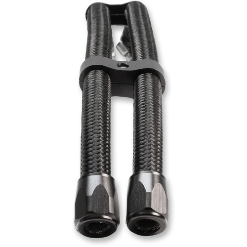 Jagg OIL Coolers #211-JLWN06 - Oil Hose Upgrade Kit - Black - 3'