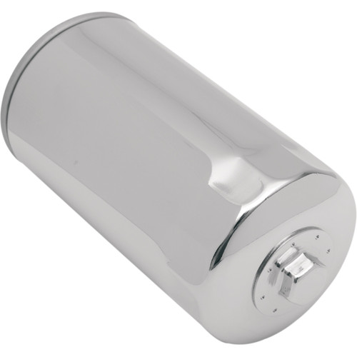 Drag Specialties - Magnetic Ring Oil Filter with Nut - Chrome - 5-1/2"