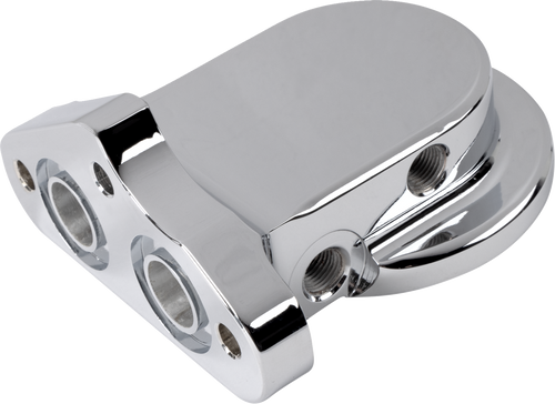 Oil Filter Mount - Chrome