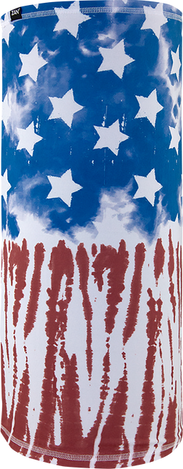 Zan Headgear Motley Tube® SportFlex® Neck Tube - Stars & Stripes Tie Dye