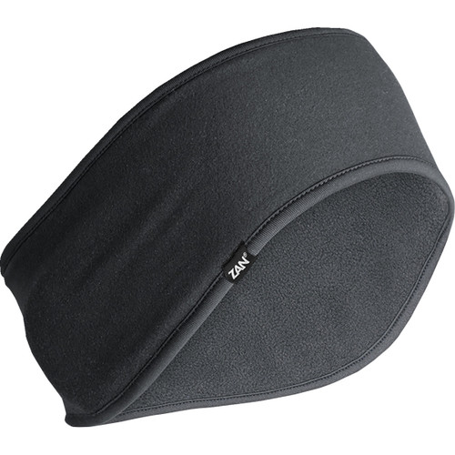 ZAN Headgear #WEWF114 - Ear Warmer SportFlex® Headband - Low Pile - Black