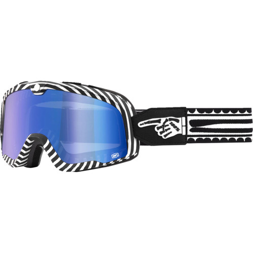 100% #50000-00002 - Barstow Goggle - Death Spray - Blue Mirror Lens