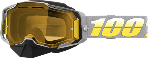 100% Armega Snow Goggles - Complex - Yellow