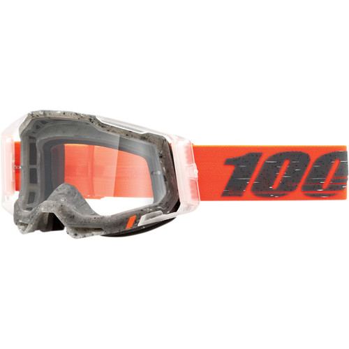 100% #50009-00014 - Racecraft 2 Goggle - Schrute - Clear Lens