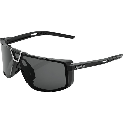 100% #61045-102-01 - Eastcraft Sunglasses - Matte Black - Smoke Lens
