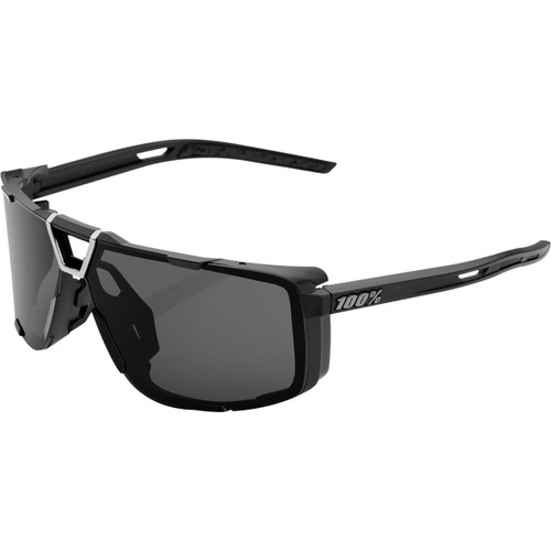 100% #61045-102-01 - Eastcraft Sunglasses - Matte Black - Smoke Lens