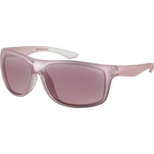 Bobster #BLUN101 - Luna Sunglasses - Matte Rose Gold - Rose Gold Mirror Lens