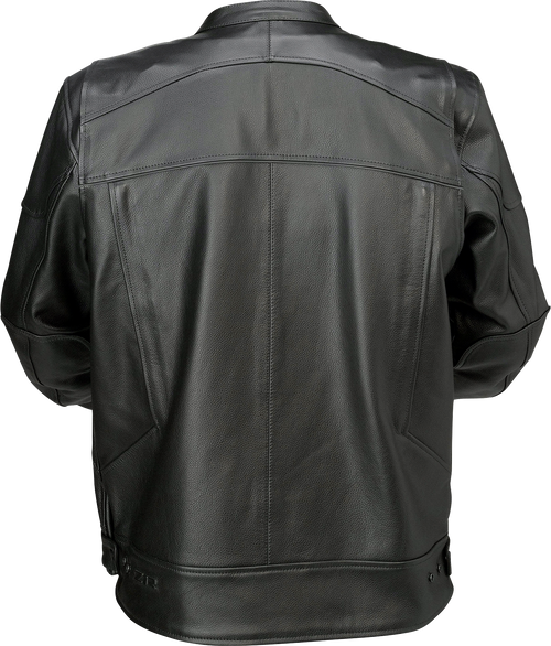 Z1r Justifier Leather Jacket - Black - Small