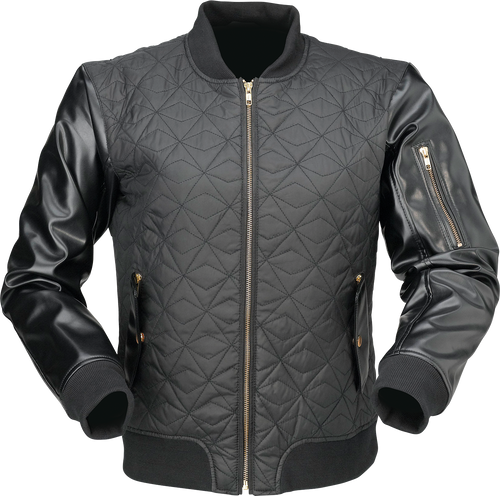 Z1r Womens Bomber Jacket - 3W - Black