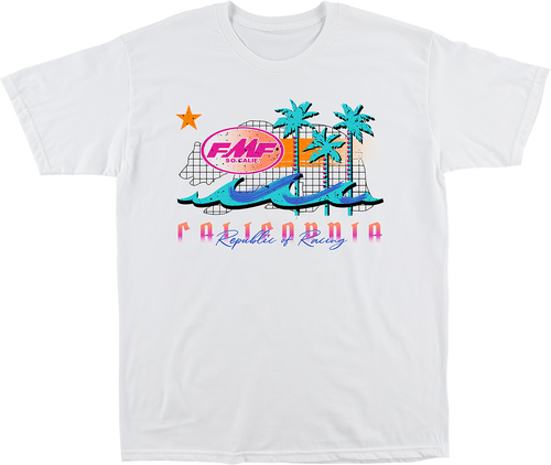 Fmf TEE WAVY WH LG