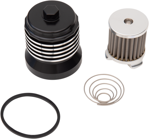 Oil Filter - Black/Polished